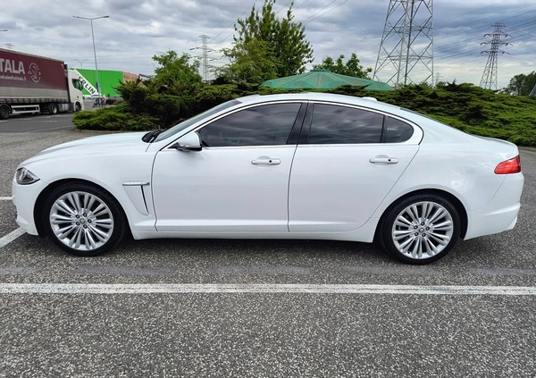 Jaguar XF cena 51900 przebieg: 251121, rok produkcji 2012 z Wyszków małe 211